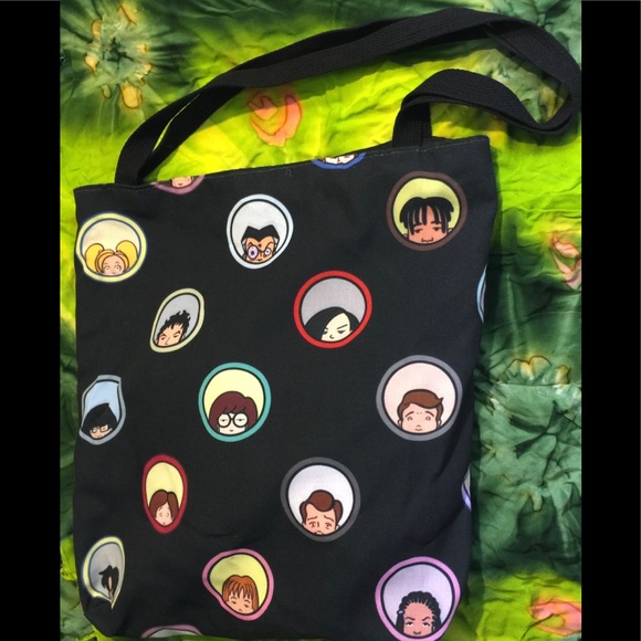 Vintage 90s MTV Cartoon Daria Lined Canvas Bag NEW - Picture 4 of 8